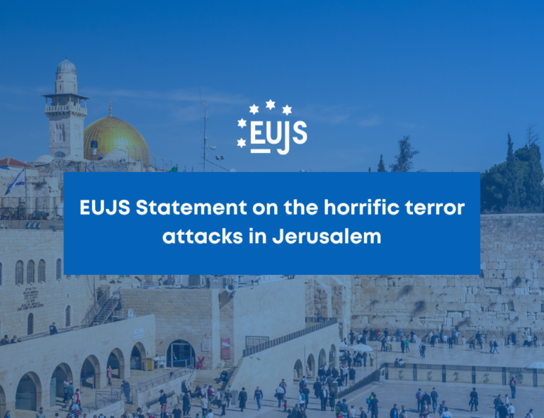 EUJS Statement on the horrific terror attacks in Jerusalem