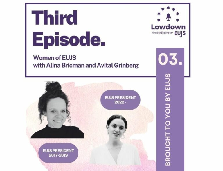 The Lowdown III: Women of EUJS with former President Alina Bricman & President Avital Grinberg